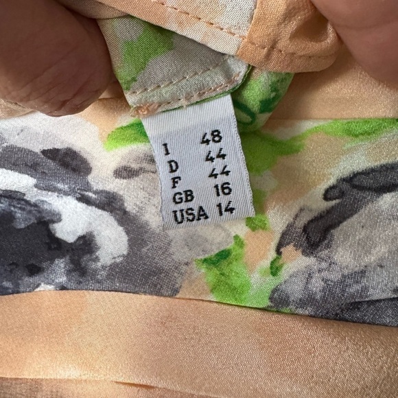 MOSCHINO Cheap and Chic Watercolor Silk Floral Dress - Picture 5 of 7